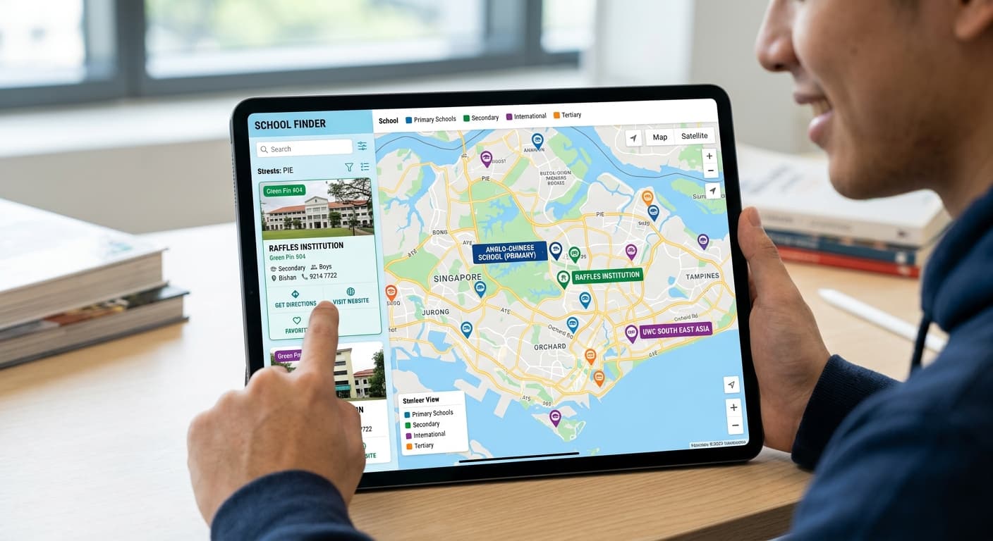 Interactive School Map